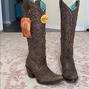 Corral tall boots NWT